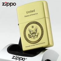 ZIPPO 纯铜总统签名徽章
